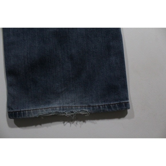 Agedenim "Well Worn" Mens 34x32 Blue Jeans Straight Fit Stretch Medium Wash - Picture 4 of 13